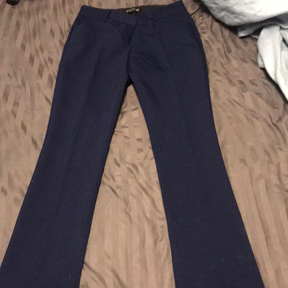 Navy blue dress pants - columnist style